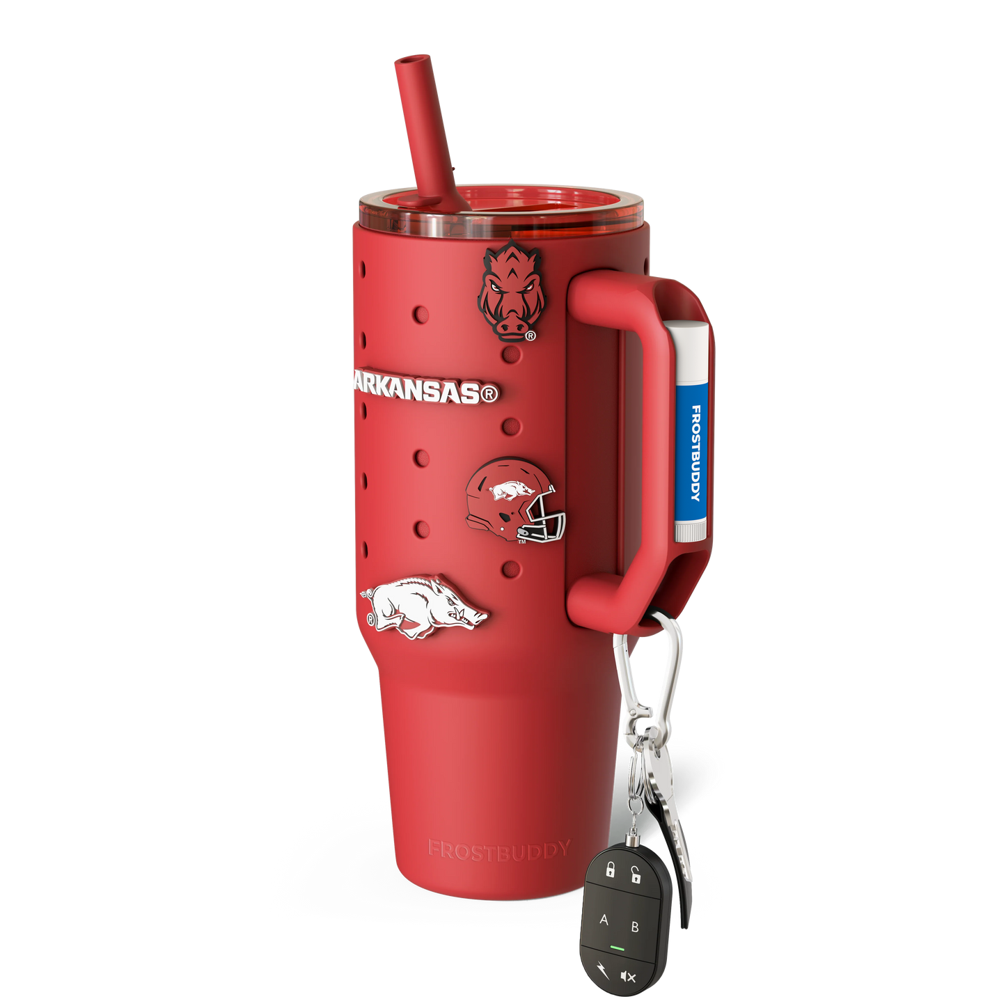 Thicc Buddy 40oz | Arkansas Razorbacks | Skin + Budz Bundle image 1