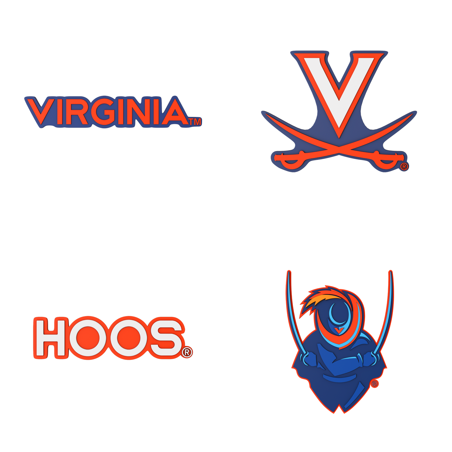 Budz | Virginia Cavaliers | 4-Pack Bundle image 1