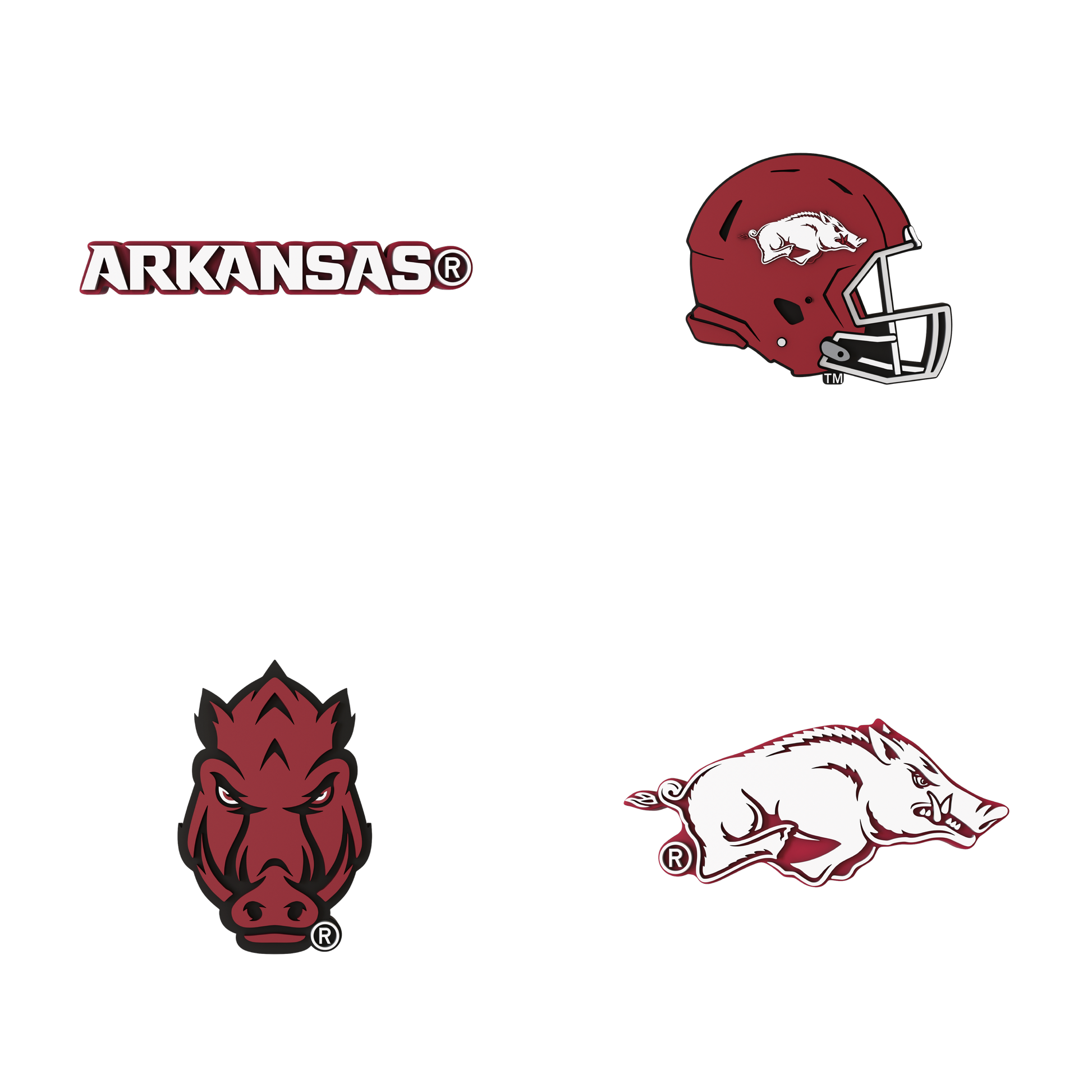 Budz | Arkansas Razorbacks | 4-Pack Bundle image 1