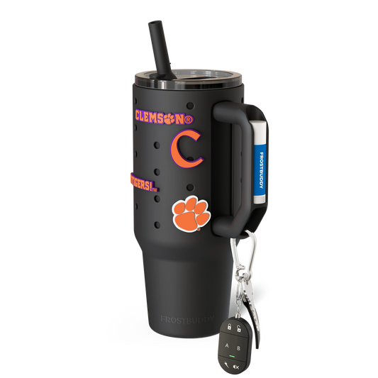 Thicc Buddy 40oz | Clemson Tigers | Skin + Budz Bundle image 1