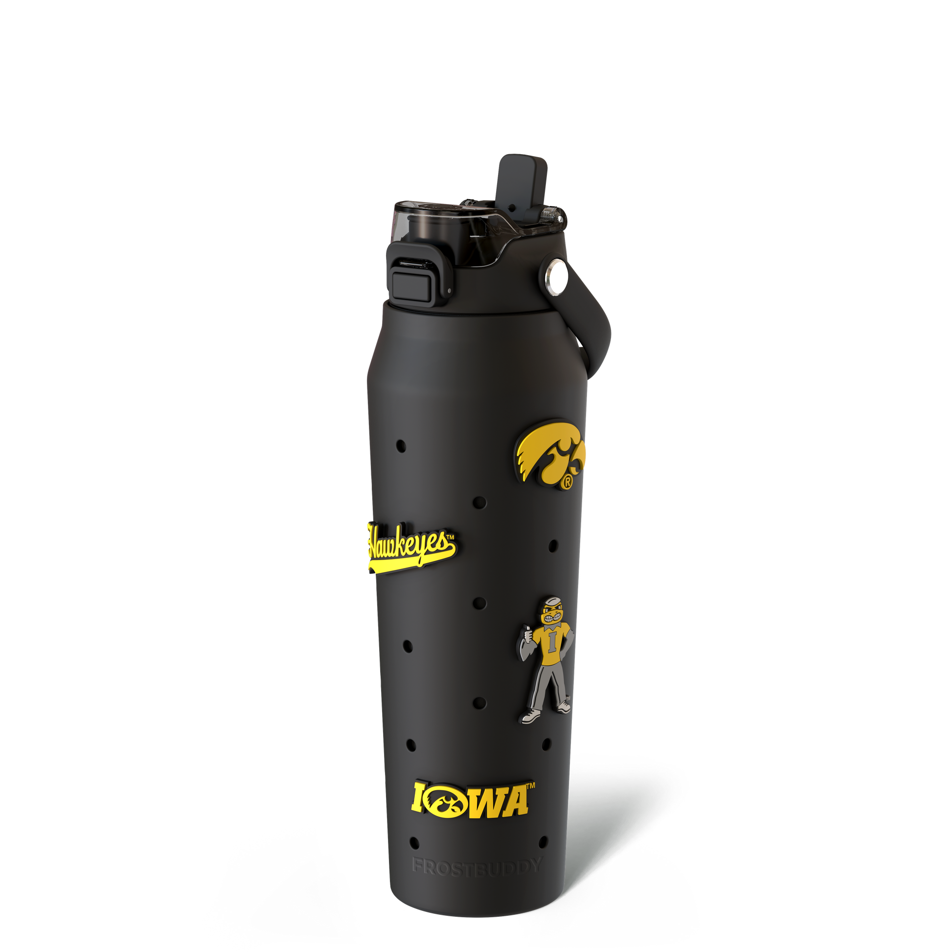 Bottle Buddy 32oz | Iowa Hawkeyes | Skin + Budz Bundle image 1
