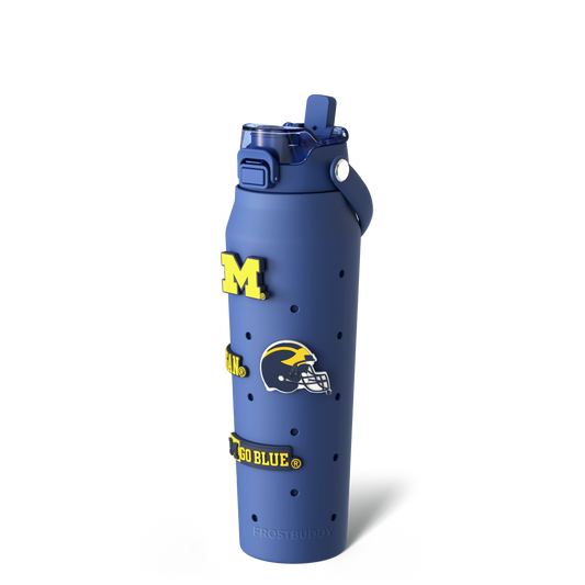 Bottle Buddy 32oz | Michigan Wolverines | Skin + Budz Bundle image 1