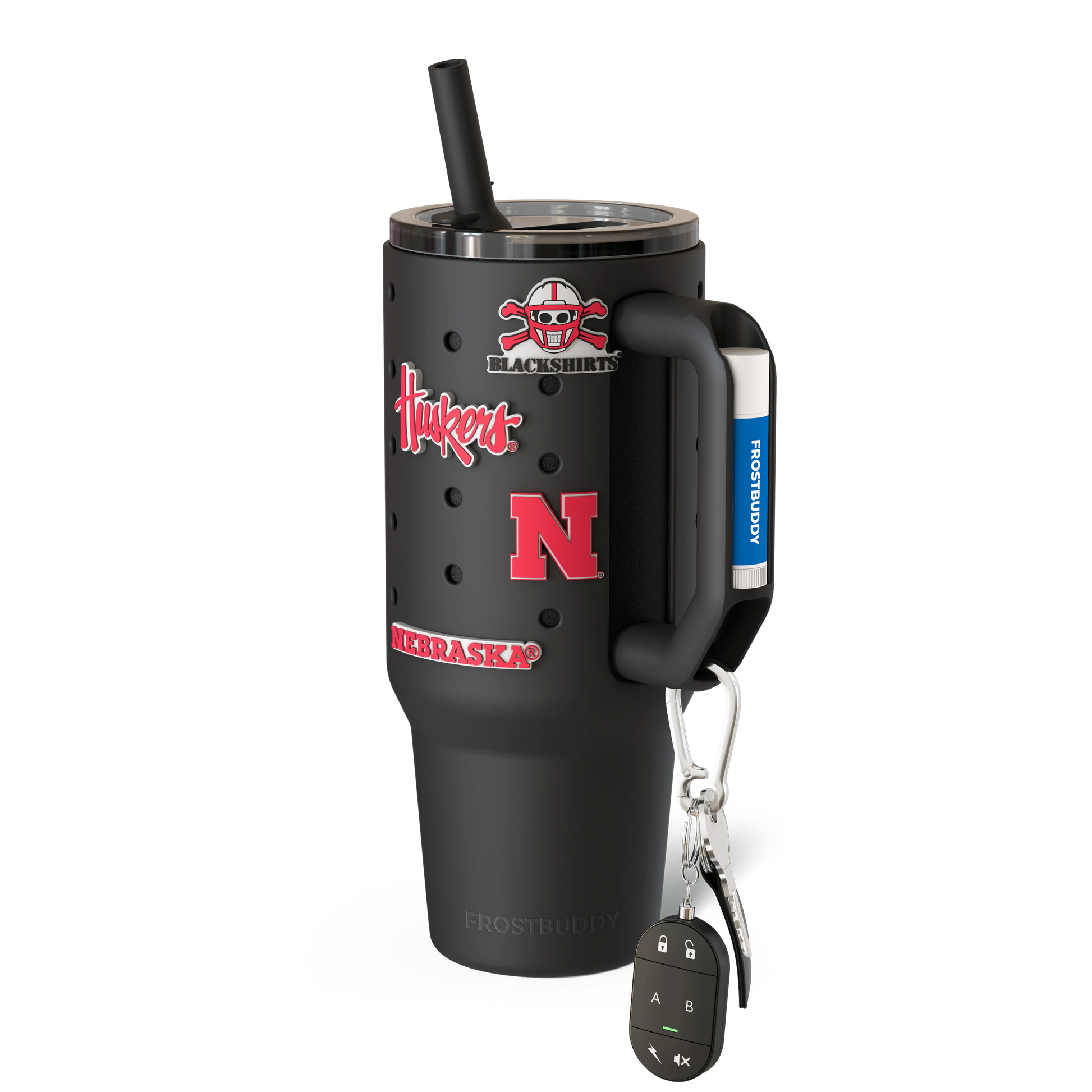 Thicc Buddy 40oz | Nebraska Cornhuskers | Skin + Budz Bundle image 1