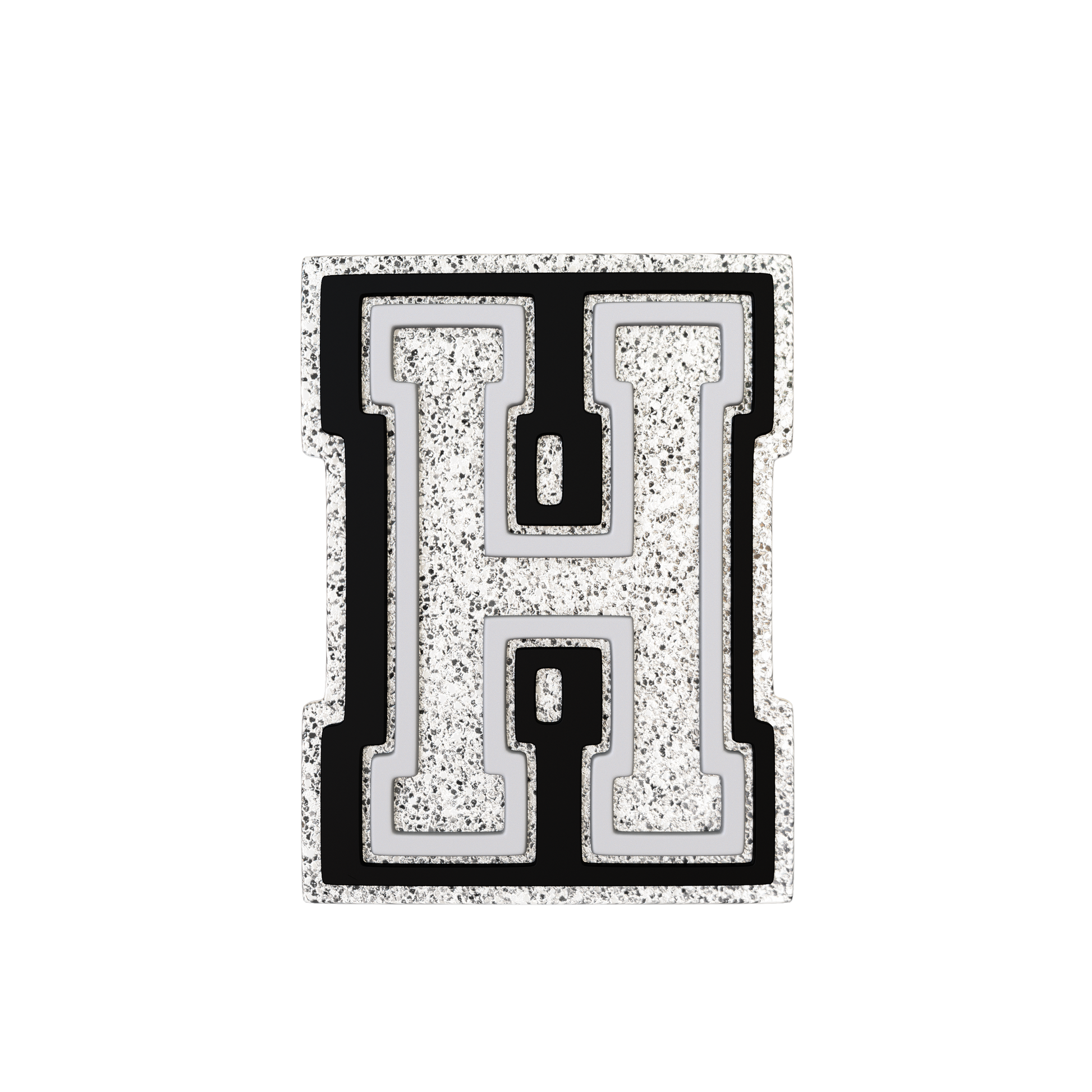 Budz | Silver Letter H image 1