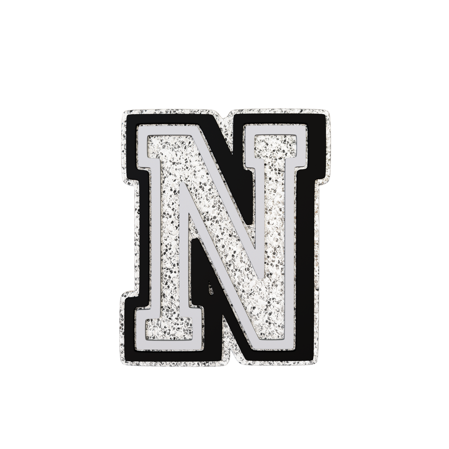 Budz | Silver Letter N image 1