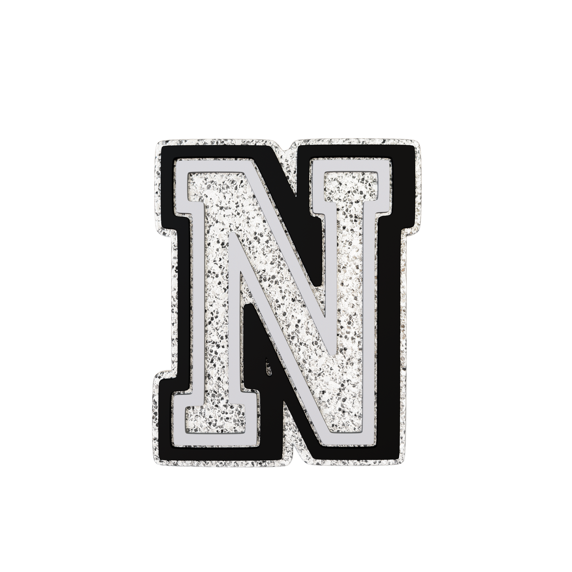 Budz | Silver Letter N image 1