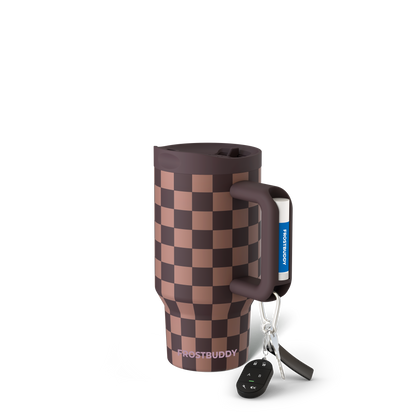 Mug Buddy 16oz | Espresso Checkered image 1