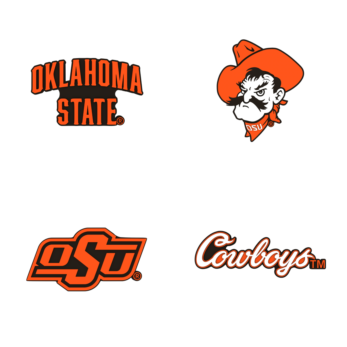 Budz | Oklahoma State Cowboys | 4-Pack Bundle image 1