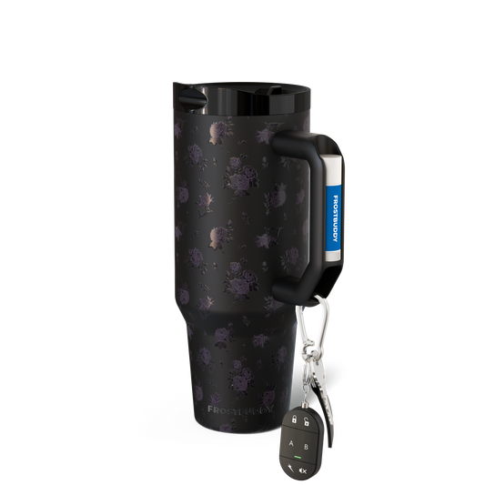 Thicc Buddy 40oz | Black Floral image 1
