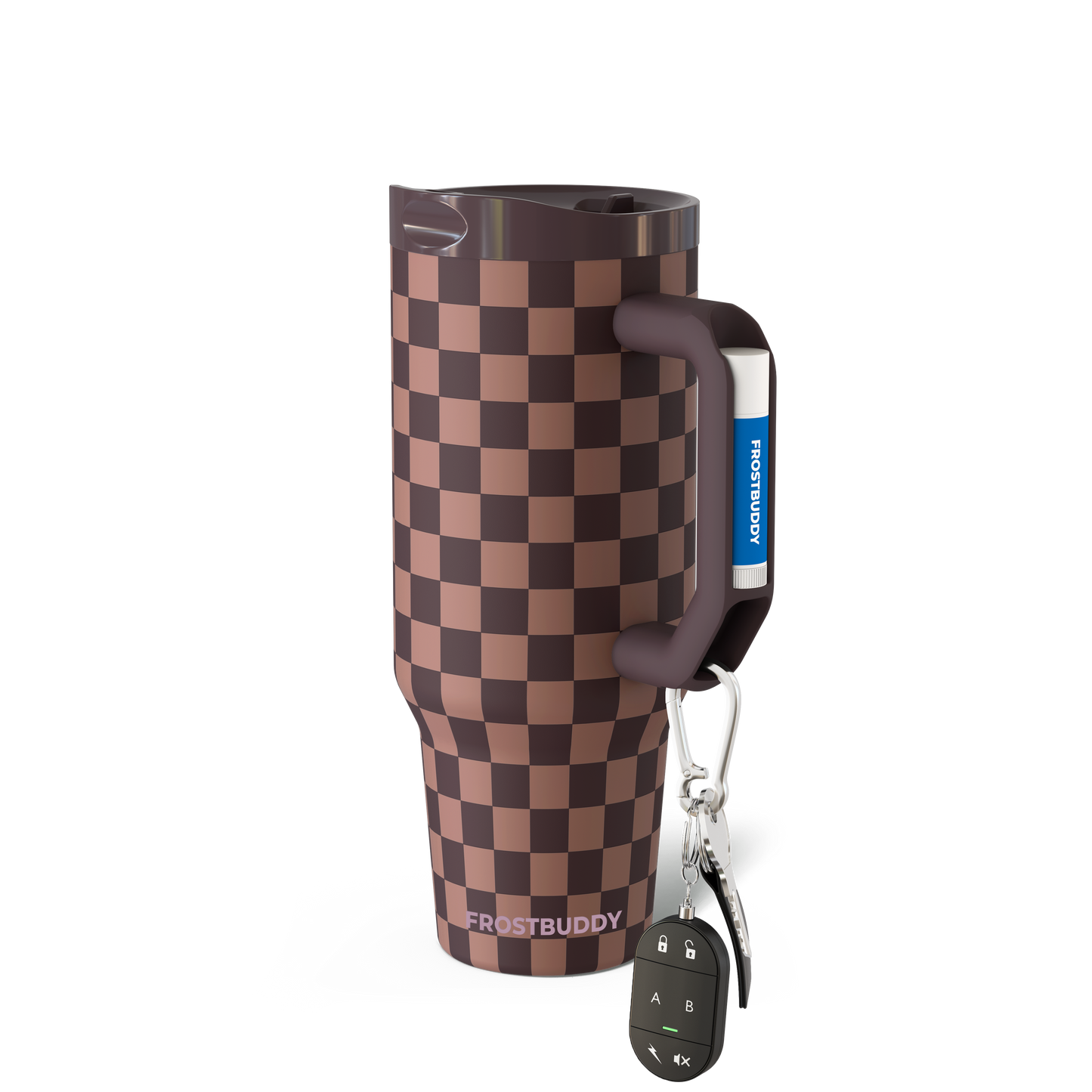 Thicc Buddy 40oz | Espresso Checkered image 1